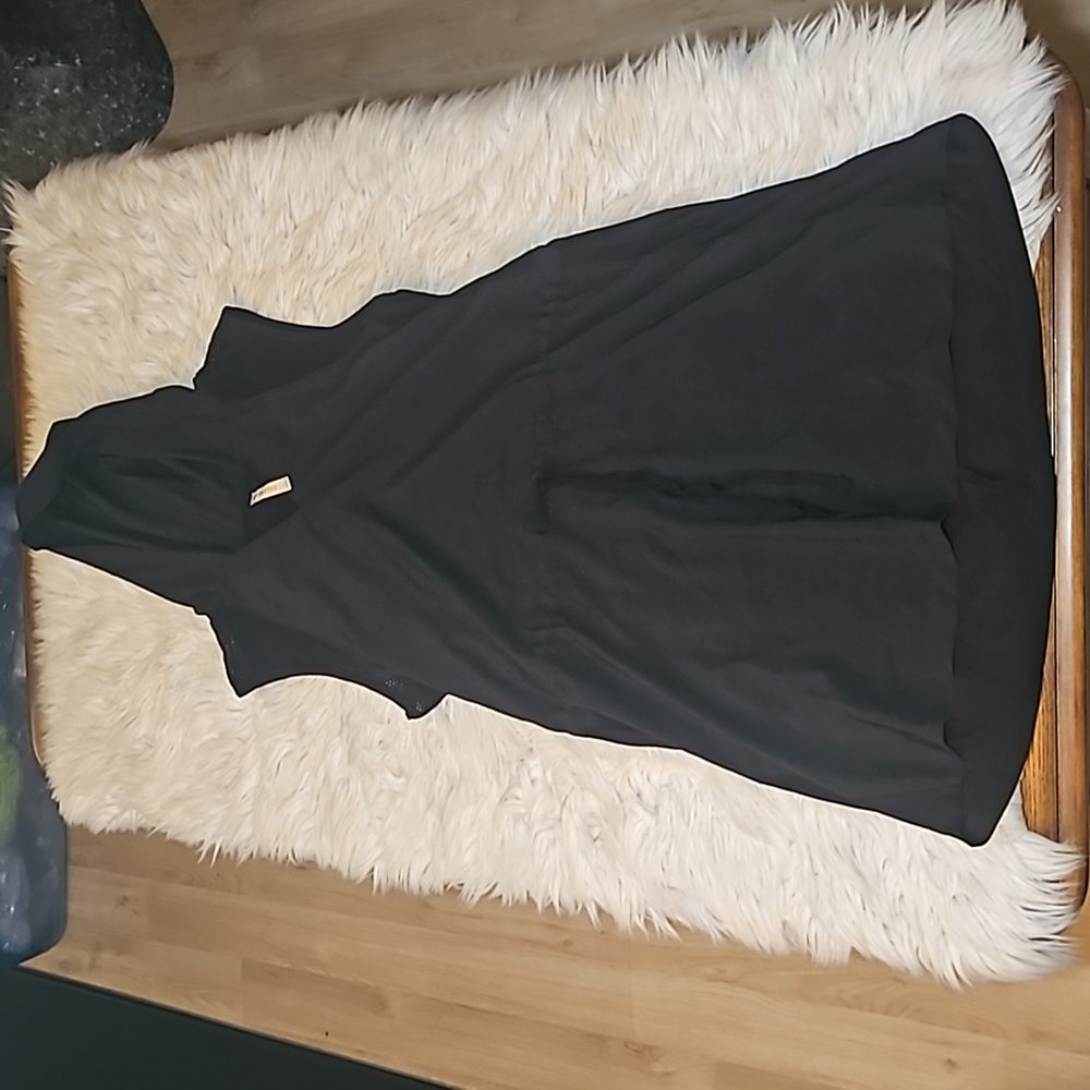 Fabletics Alana Mixed-Media Mini Dress – Size Large - Picture 5 of 8